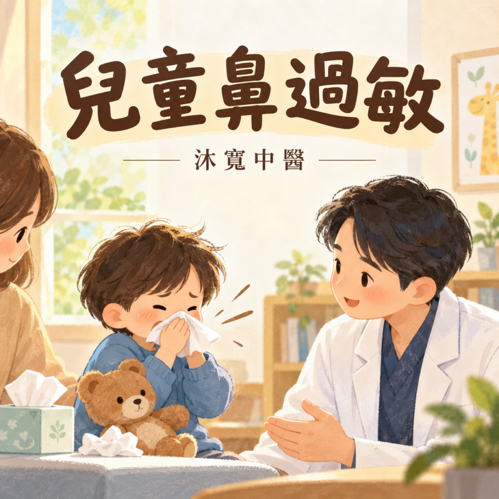 板橋兒童中醫|孩子每天早上打噴嚏、流鼻水?兒童鼻過敏怎麼辦? 沐寬中醫診所 沐寬中醫診所
