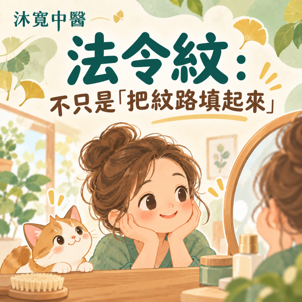 美顏針07|法令紋:不只是「把紋路填起來」|板橋沐寬中醫 沐寬中醫診所 沐寬中醫診所