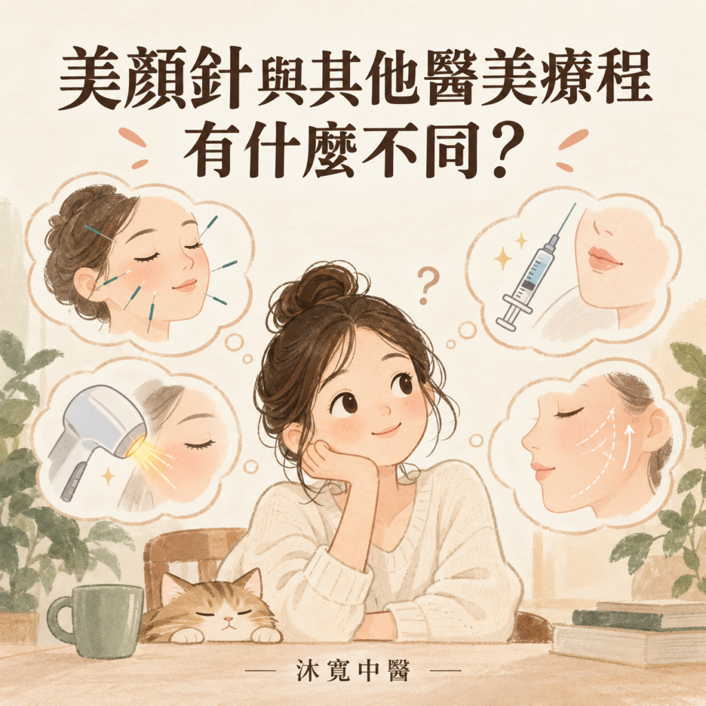 美顏針10|美顏針與其他醫美療程有什麼不同?肉毒、填充、雷射怎麼選?|板橋沐寬中醫 沐寬中醫診所 沐寬中醫診所